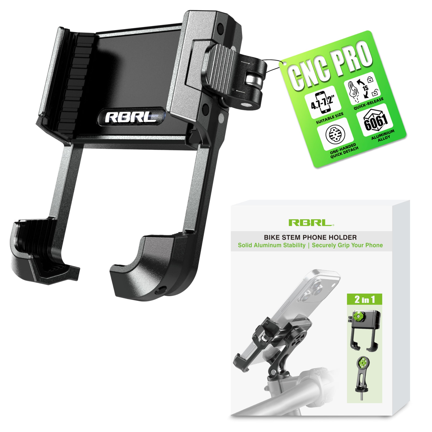 Bike Phone Mount Stem Cap product photo